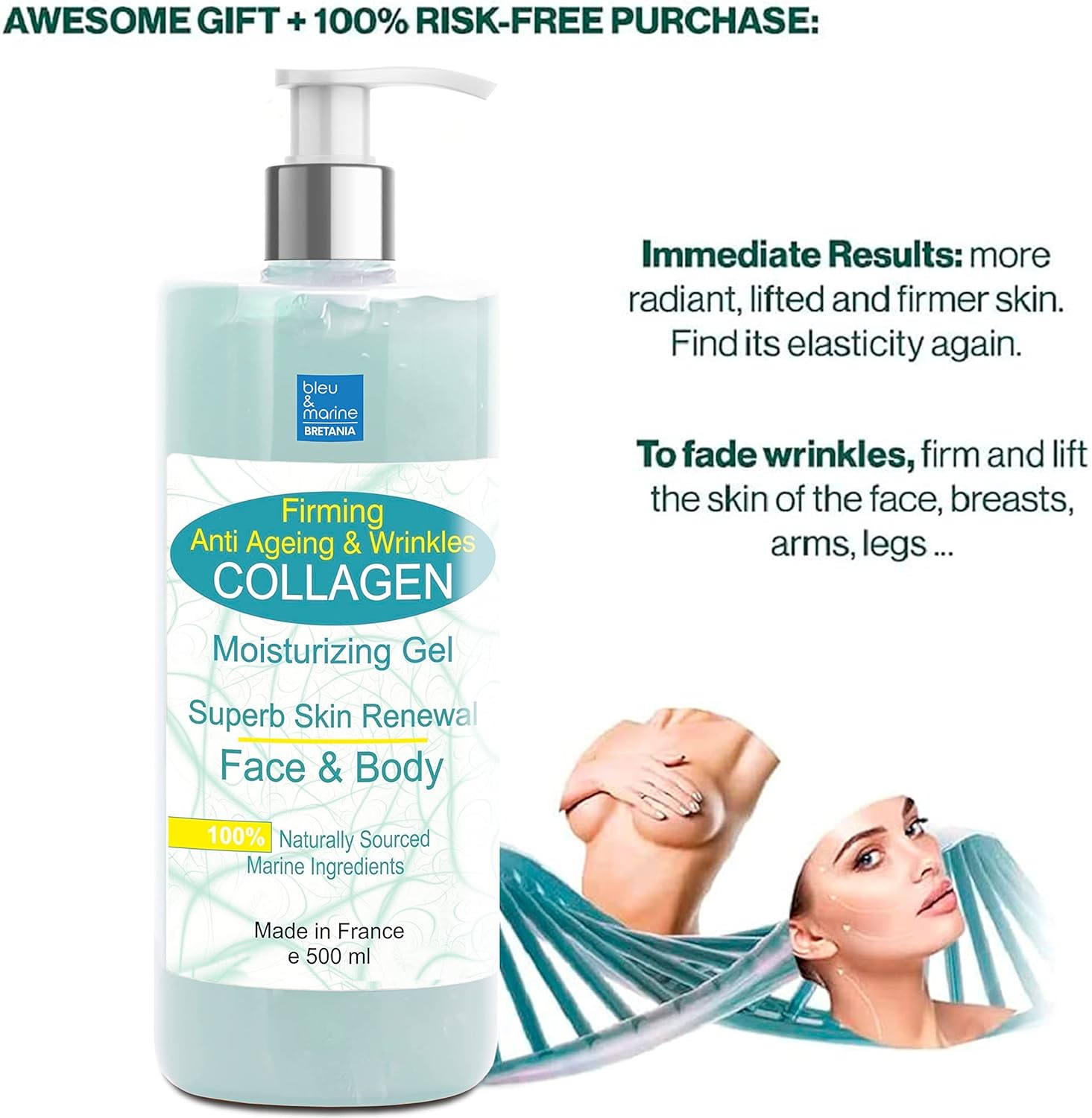 Gel Viso Corpo Rassodante Collagene - Ideale per Radiofrequenza Home - 4