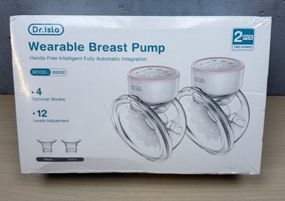 Dr.isla Hands Free Breast Pump Pink Portable Wearable Breastfeeding New Sealed