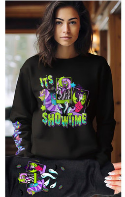 Its Showtime Beetlejuice Sweatshirt Jumper - Sizes 8-32 UK - Plus Unisex S-5XL