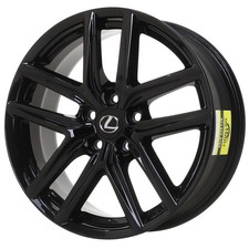 18" Lexus IS Turbo Wheel Rim Factory OEM 74292 (F) 2017-2017 Gloss Black