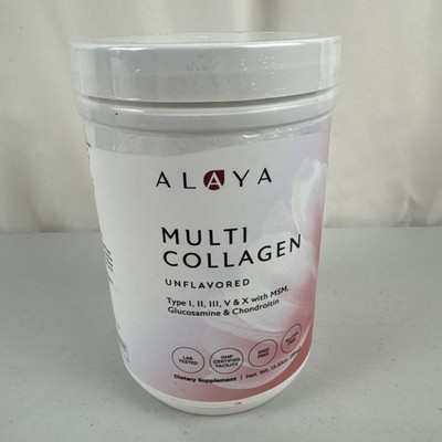 ALAYA Multi Collagen Unflavored Powder + Multi Joint Complex EXP 9/27 Sealed NEW
