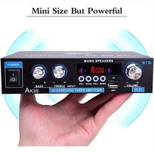 AK35 Stereo Amplifier Home Audio Bluetooth 2.0 Max 200W Power Stereo Receiver