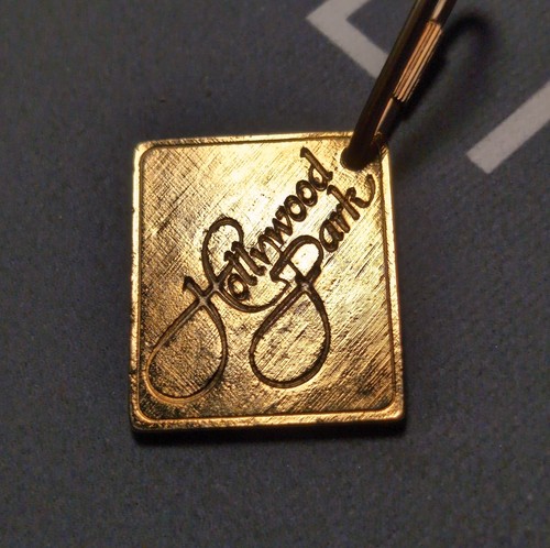 Vintage Hollywood Gold Cup Keychain Rare Horse Racing Souvenir Hollywood Park