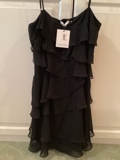 Calvin Klein Womens Dressy Black Wedding Guest Dress size 4 NWT
