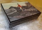 Fox Hunt Bombay Company playing cards set with box NOS sealed Smiling Joker