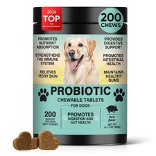 Probiotics for Dogs Gut Digestive Health Probiotic Chews for Dogs Digestive E...