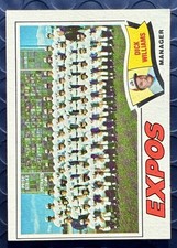 1977 Topps - Expos Team - Dick Williams #647 MLB