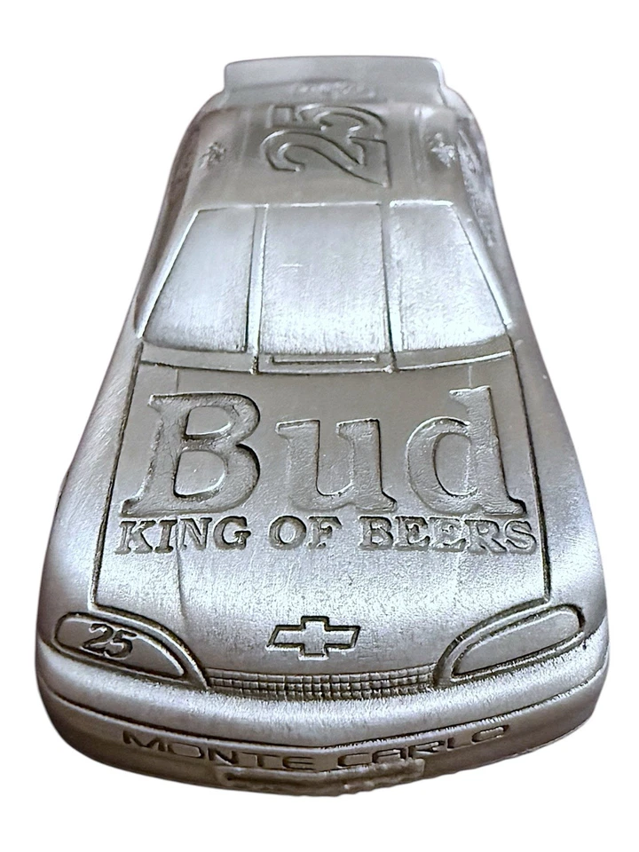 Ken Schrader BUDWEISER BUD #25 Fine Pewter Nascar Model Car No: 441 LTD ED. - Image 2 of 4