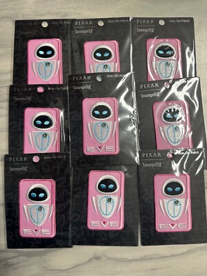 Wholesale Lof Of 10 Disney Wall-E Eve Embroidered Iron On Patches - 004-B