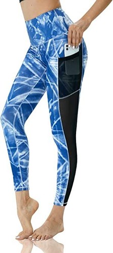 YGOODM Womens Tie-Dye Tummy Control Leggings High Waist Yoga Pants Buff Lifting - Picture 23 of 34
