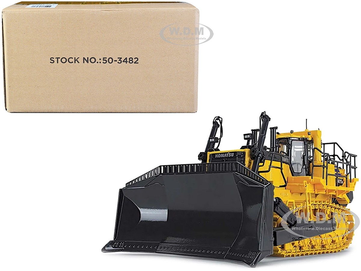 KOMATSU D475A-8 DOZER WITH RIPPER YELLOW 1/50 DIECAST MODEL FIRST