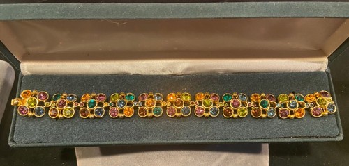 Joan Rivers Multi Colored Stone 1980’s Bracelet