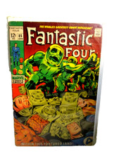 Fantastic Four #85 - Marvel - Dr. Doom Appearance! Stan Lee - 1969 Bagged Boarde
