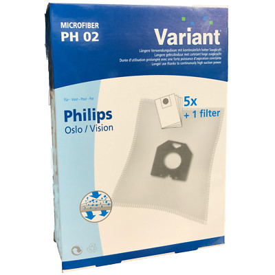 5 Staubsaugerbeutel Variant PH02 geeignet für Karstadt Superclean BS8802