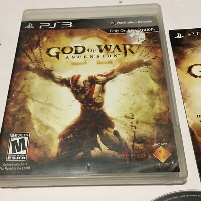 God of War Ascension PlayStation 3 PS3 Complete With Manual CIB
