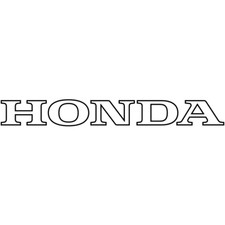 2x Honda Logo Outline Vinyl Decal Sticker Many Sizes Many Colors