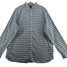 A/X Armani Exchange Regular Fit  Men's Size XXL Stripe Long Sleeve Casual Shirt