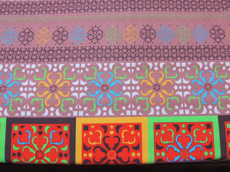 Bohemian Brown Casement Cotton Bedspread Pillow Sham Ethnic Luxury King Bedding Foto 4 de 4