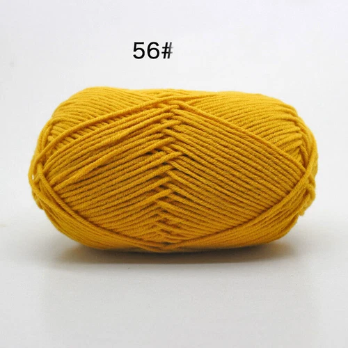 62 Colors Milk Cotton Skeins Hand Knitting Wool Baby Crochet Chunky Yarn 50g - Picture 79 of 87