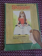 Vintage Portrait of Skipper Barbies Little Sister Paperback 1964
