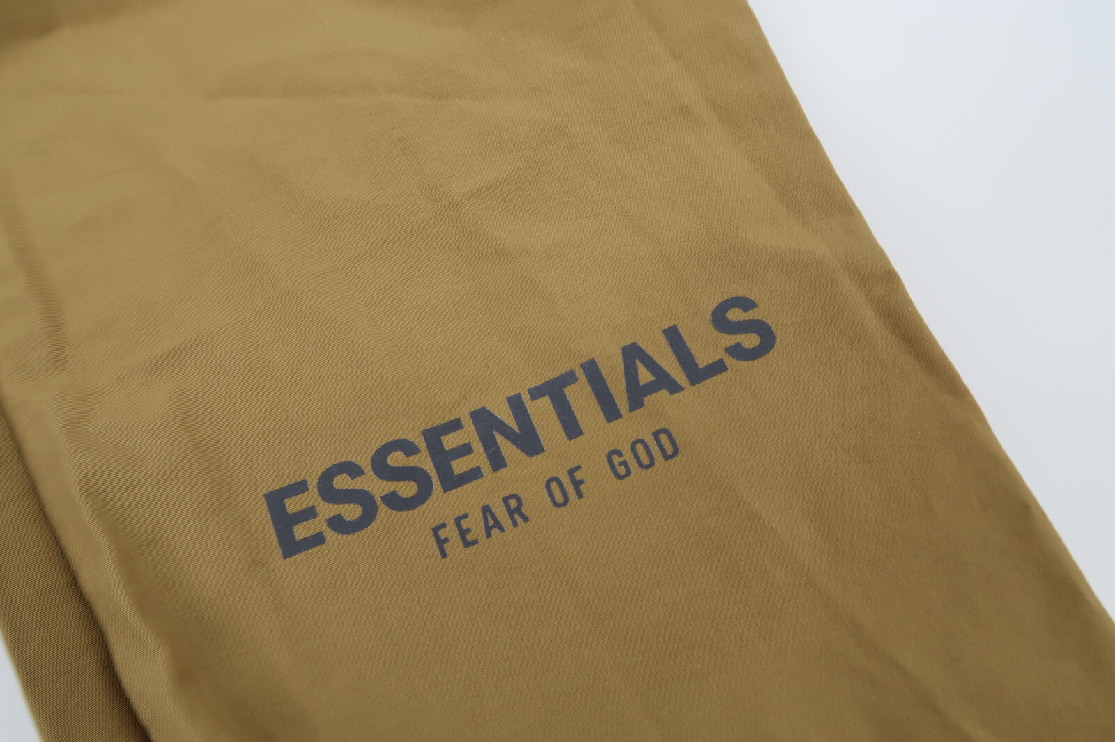 Fear of God Essentials Track Lounge Pants Khaki Drawstring Nylon Cotton Size XXS thumbnail 2