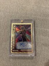 2021 Panini Prizm Thunderstruck Autographs Silver Gold Vinyl Kahlil Watson 1/1