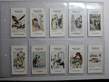 Carreras Ltd. Black Cat Cigarette Cards. RAEMAEKERS WAR CARTOONS. #43-52. 1916.