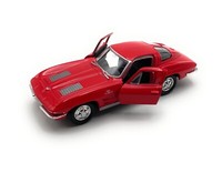 Modellauto Chevrolet Corvette Stingray 1963 1:34-39 Rot Miniatur Fahrzeug