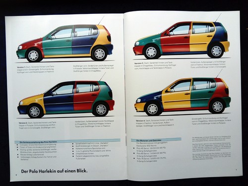 VW Polo 6N Harlekin Prospekt 9.1995 - Picture 4 of 4