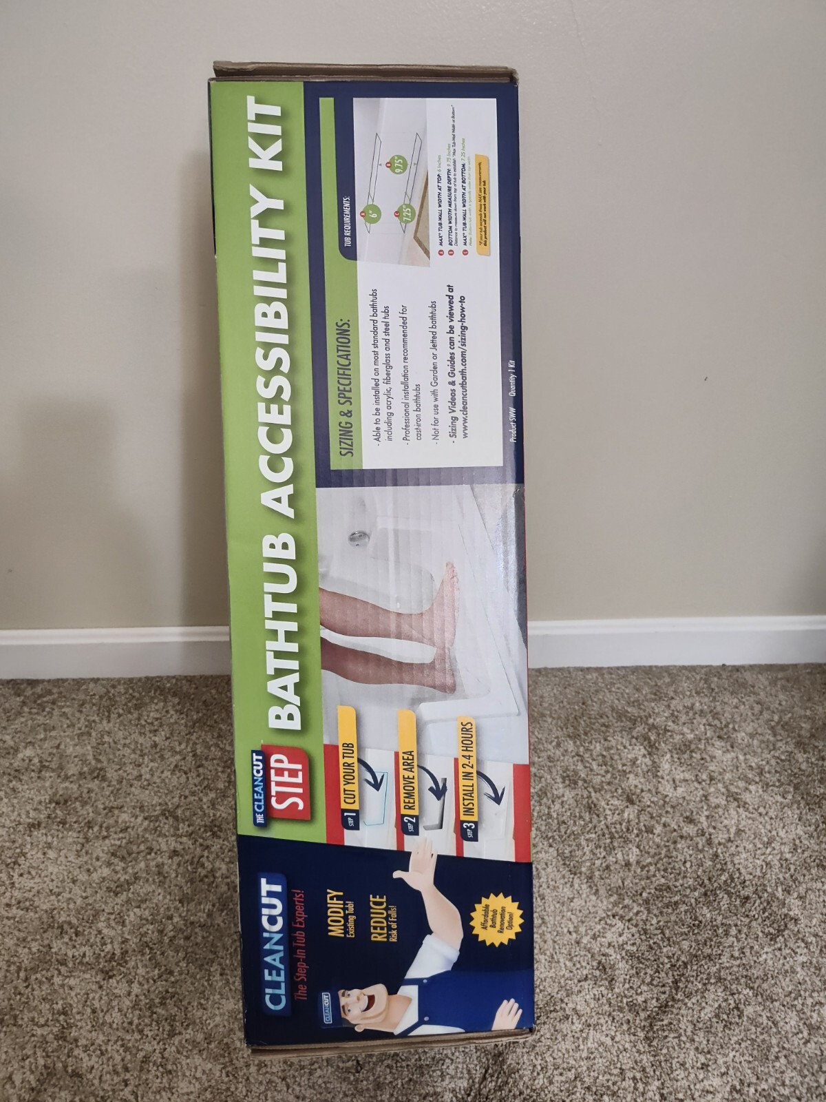 Cleancut Step Bathtub Conversion Kit Wide White Polypropylene eBay