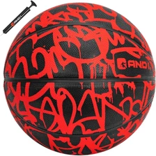 AND1 Fantom Graffiti Basketball: Official Regulation Size 7 (29.5 Inches) - Deep