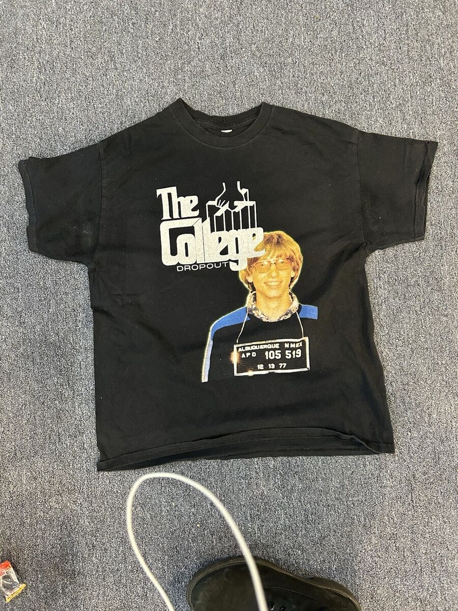 Kanye West The College Dropout T-Shirt Bill Gates The Kanye West The College Dropout T-Shirt Bill Gates The