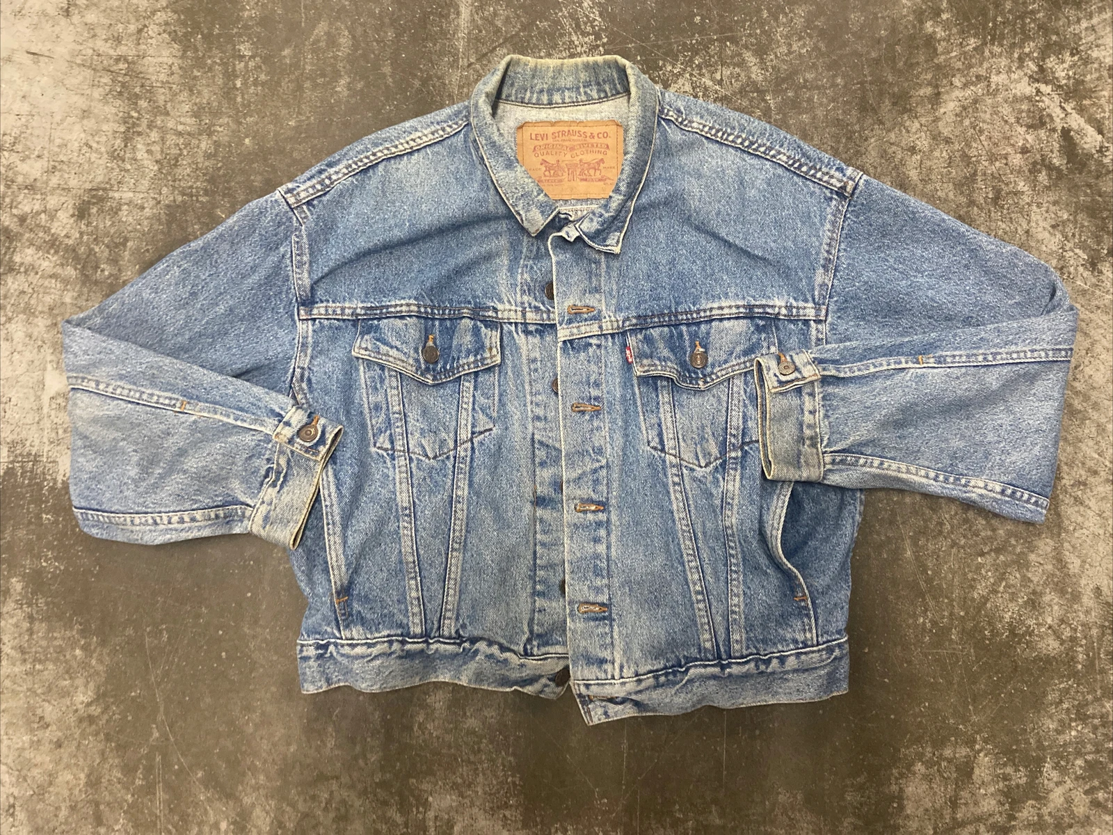 Vintage Levi Strauss & Co Jean Jacket Sz M 70693