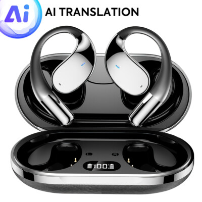 NEW! Bluetooth AI Translator Earbuds 144+ Language Real Time Translate Earphones
