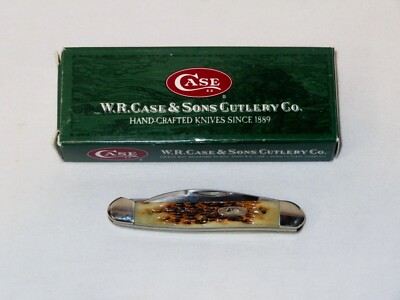 CASE XX 62109W COPPERHEAD AMBER POCKET KNIFE ~ 2003 FIRST