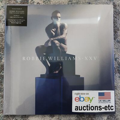 Robbie Williams - XXV Vinyl 2LP UK Import NEW Sealed FREE USA Shipping IN STOCK