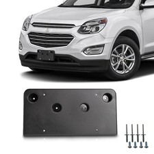 Soporte de montaje de marco de placa de matrícula frontal para Chevrolet Equinox 2016-17