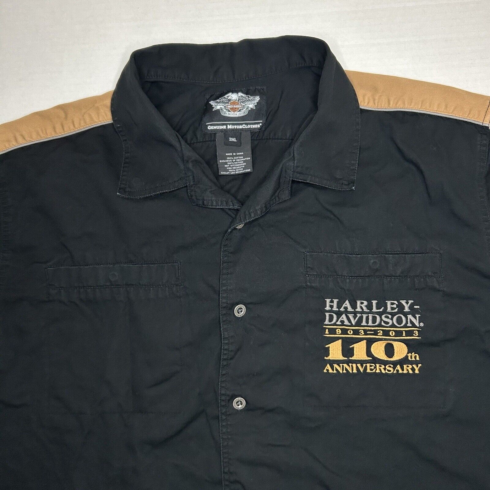 Harley Davidson Men’s Garage Work Shop Shirt 110t… - image 4