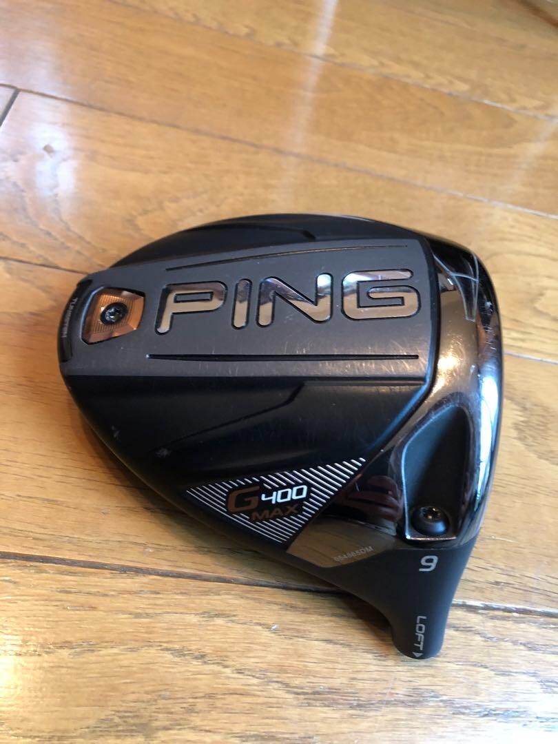 PING G400 MAX 9° Driver Head Only with Headcover Right Handed Golf
