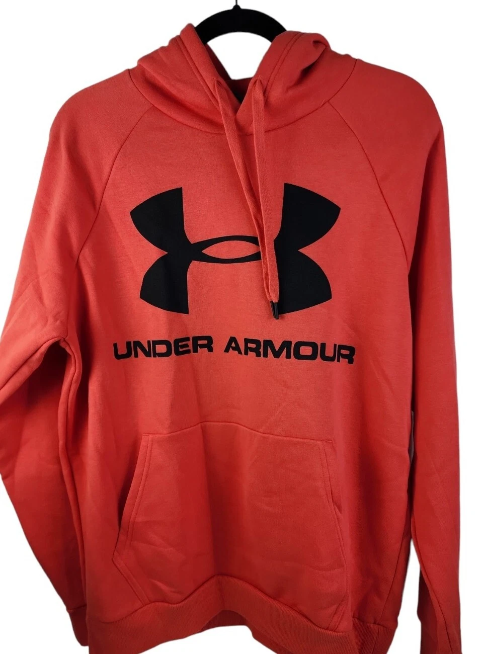 VETEMENTS Felpa con cappuccio da donna Under Armour nuova senza etichette taglia large arancione melone MORBIDA