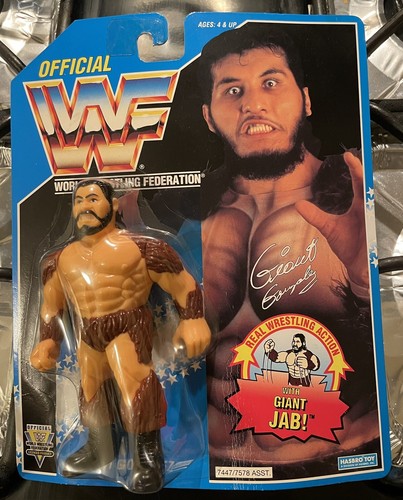 WWF Giant Gonzalez MOC Hasbro World Wrestling Fede...
