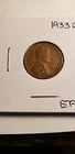 SET OF 2 1933 LINCOLN WHEAT PENNIES EXTREMNELY FINE CONDITION P AND D  bi