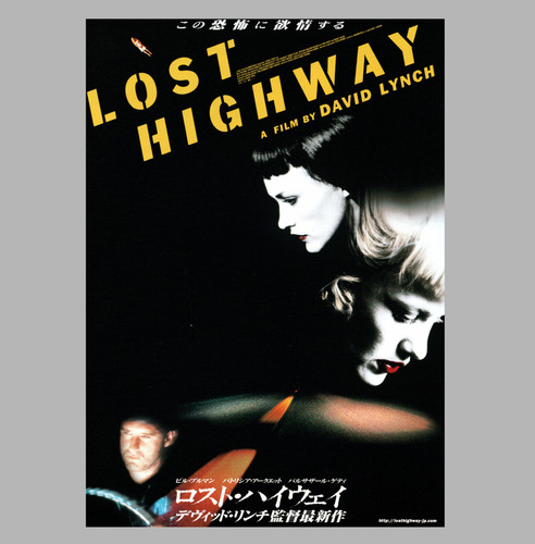Lost Highway 1997 Flyer Mini Poster Chirashi  B5 David Lynch