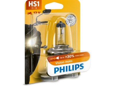 2 x Philips 12V HS1 Vision City Vision Moto +30%  12636BW E1 35/35W