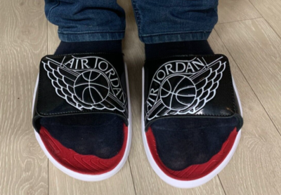 Rare Air JORDAN Hydro VII Slides 7 Nike AA2517-001 US Mens Size 11 Red White Jordan Hydro 7 Black White Gym Red Men main image 4