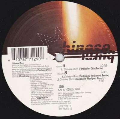 Curve - Chinese Burn 12'' Single Vinyl Schallplatte 105127