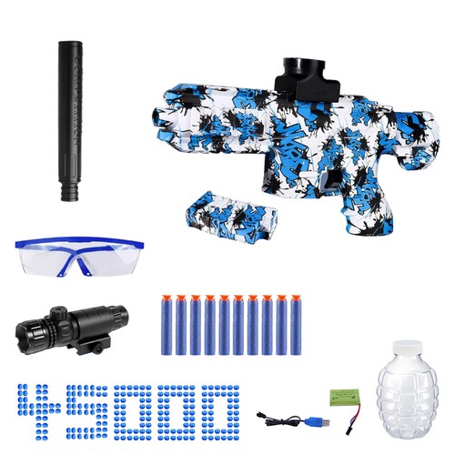 Elektrischer Gel Blasters 45000 Munition Schutzbrille Geschenk Ab 12 Jahren DHL - Bild 14 von 14