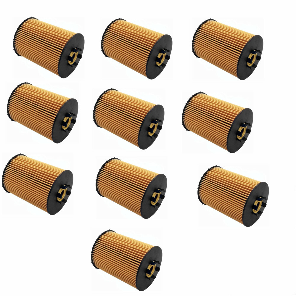 Set of 10 Engine Oil Filters for BMW E60 E63 E64 E65 X5 Rolls-Royce V8 V12