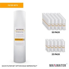 1 or 5 Micron 10" x 2.5" PP Sediment Water Filter Whole House  Reverse Osmosis