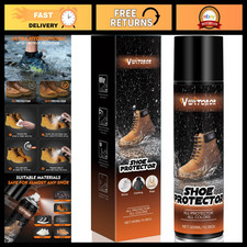 Waterproof Shoe Protector Spray 10.56 Oz - Nano Rain Stain Guard for Suede, Le
